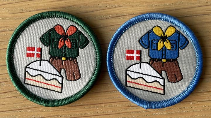 Scouting in Denmark patches