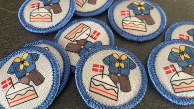 Scouting in Denmark patches